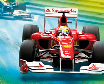 F1 Santander Ferrari